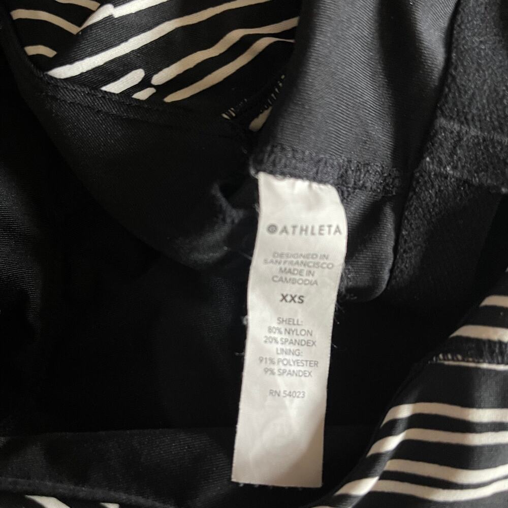 Athleta A-C Conscious Crop Printed Bikini Top Size XXS - Picture 6 of 6